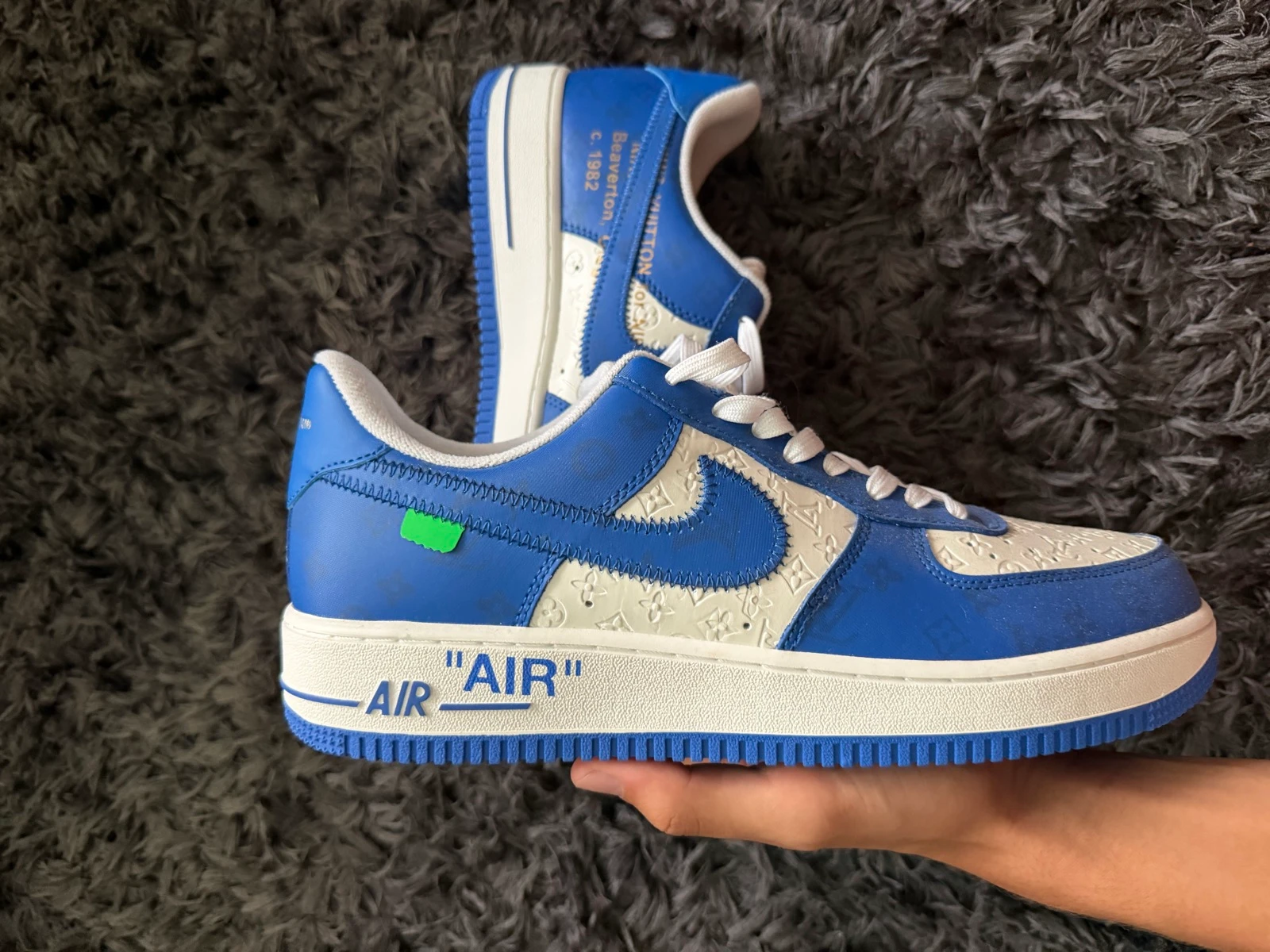 Nike x LV Air force 1 Azul/Blanco - Nuevas – photo 2